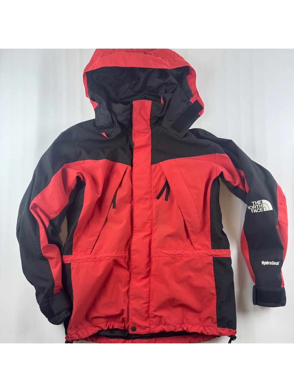 Vintage The North Face HydroSeal Mountain Jacket Mens M Red Black 89080